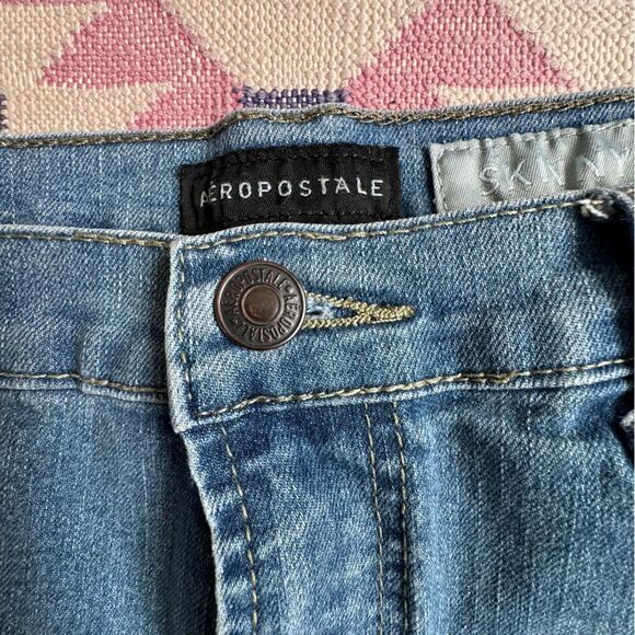 Aeropostle Women’s Denim Skinny Jeans Light Wash - Picture 9 of 14